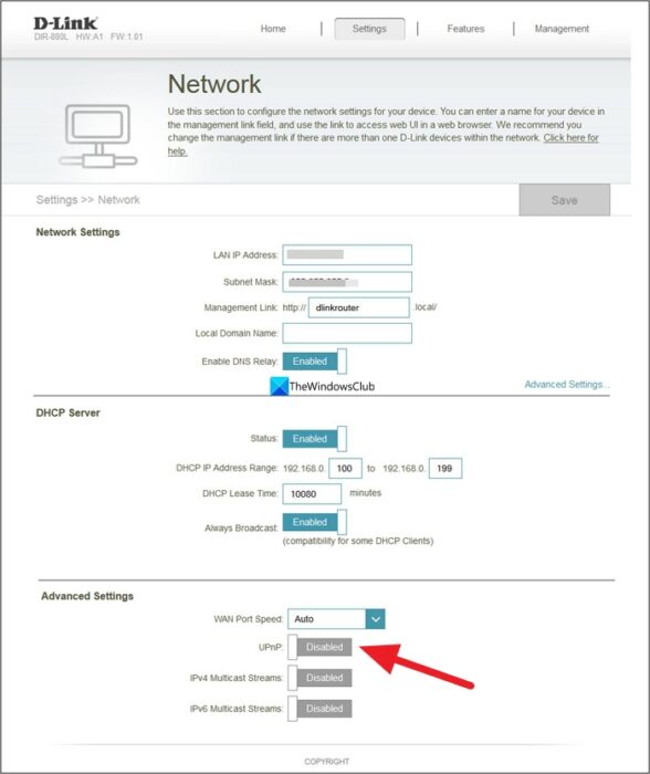 Windows Upnp