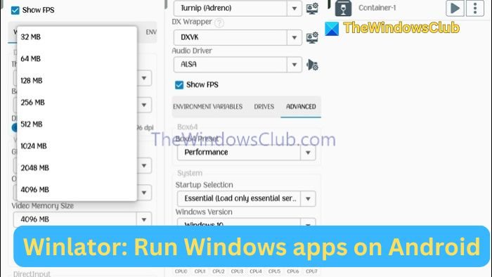 Winlator 可让您在 Android 上运行 Windows 应用程序