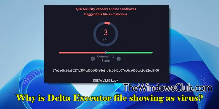 為什麼 Delta Executor 檔案顯示為病毒？