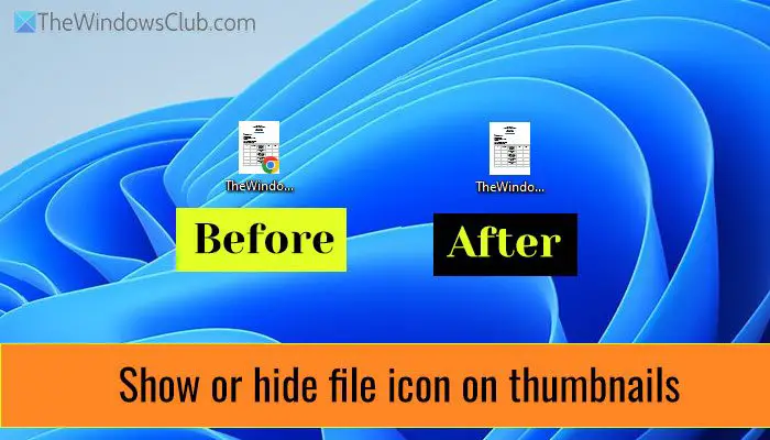 如何在 Windows 11 中显示或隐藏缩略图上的文件图标