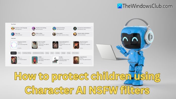 如何使用Character AI NSFW过滤器保护儿童