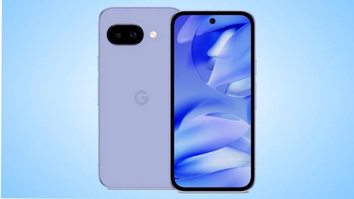 下载Google Pixel 9A旋转花瓣库存壁纸