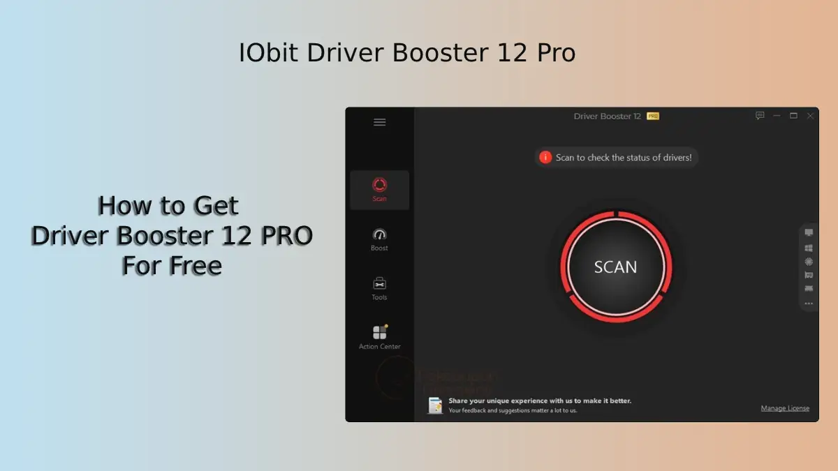 获取驱动程序Booster 12 Pro的免费许可证密钥：简化Windows上的驱动程序更新